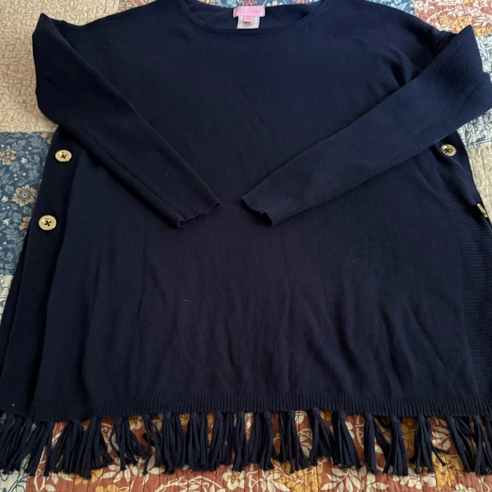 Lily Pulitzer Ramona fringe sweater - Picture 3 of 8